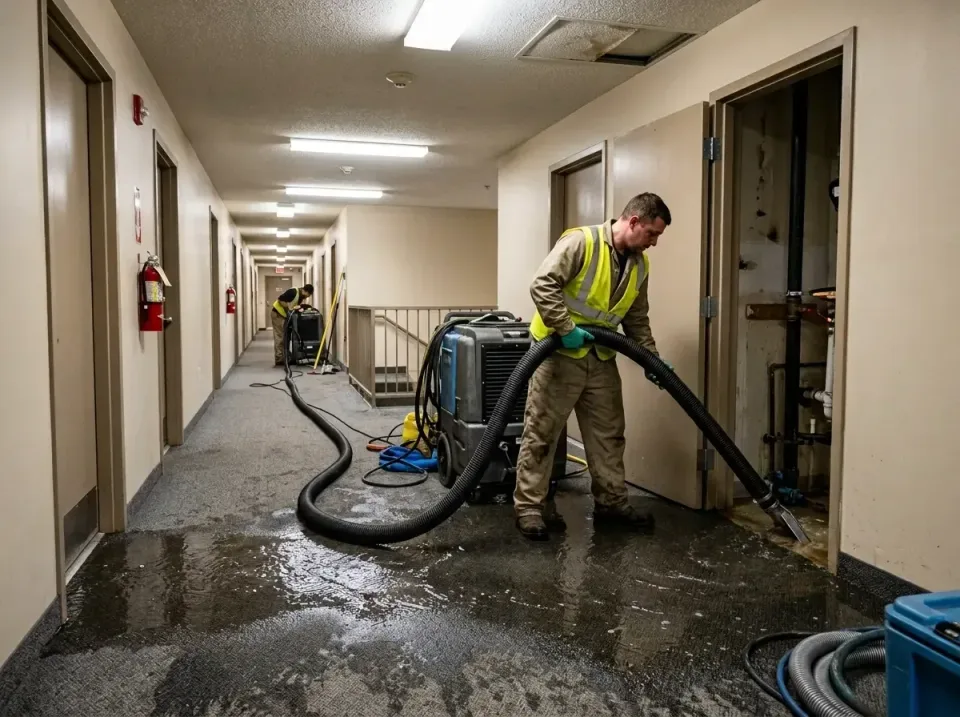 multi-unit-apartment-hallway-f-005 — frequently asked questions, Emergency Burst Pipe Water Extraction & Removal in Slinger,…